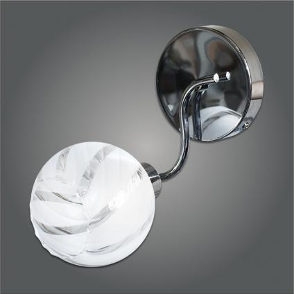 Бра PL3784W/1 хром 1х40W E14 PLT16 d200 П